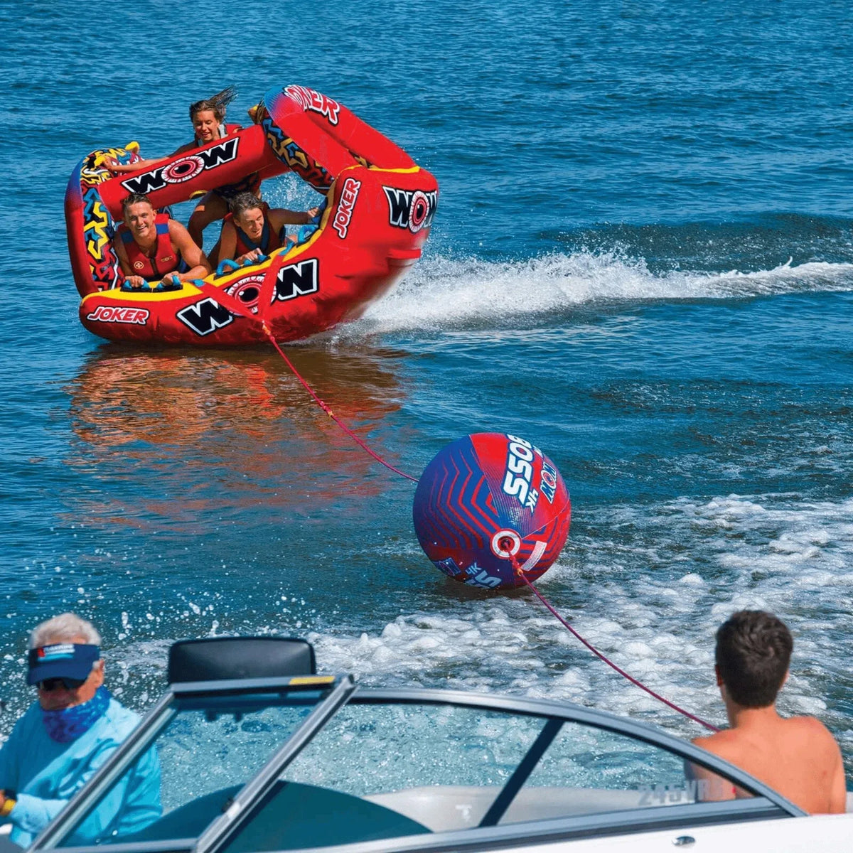 WOW Watersports Tow Boss for 1-4-person Towables, Absorbs Shock