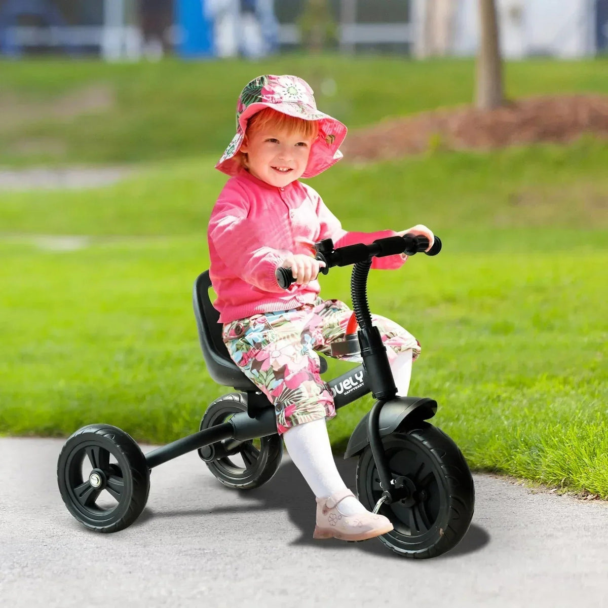 Qaba Baby Toddler Tricycle Trike Bike Steel Frame Ride On Activity
