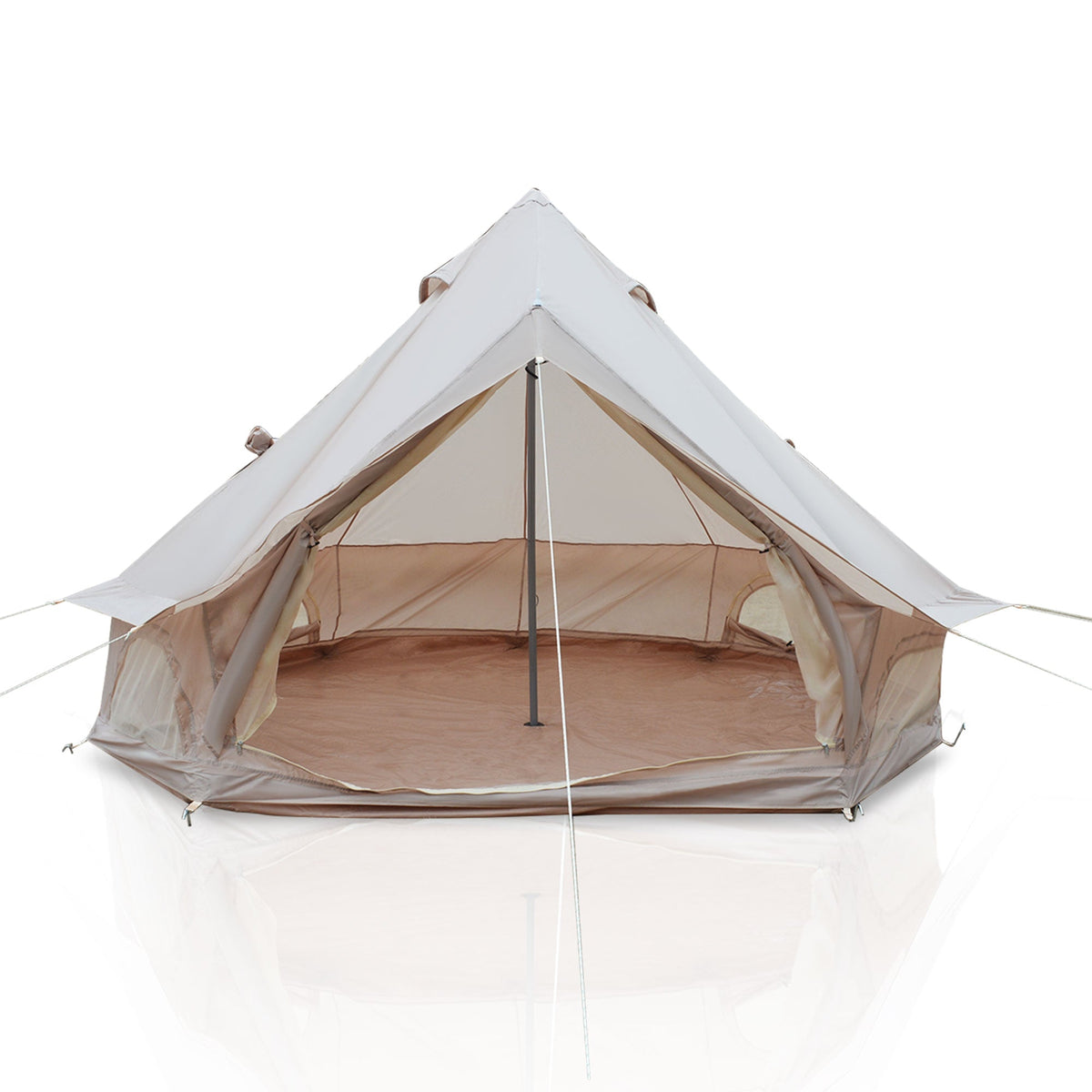 4 Season Bell Tent 9.8 FT with Chimney Opening - Green or Beige