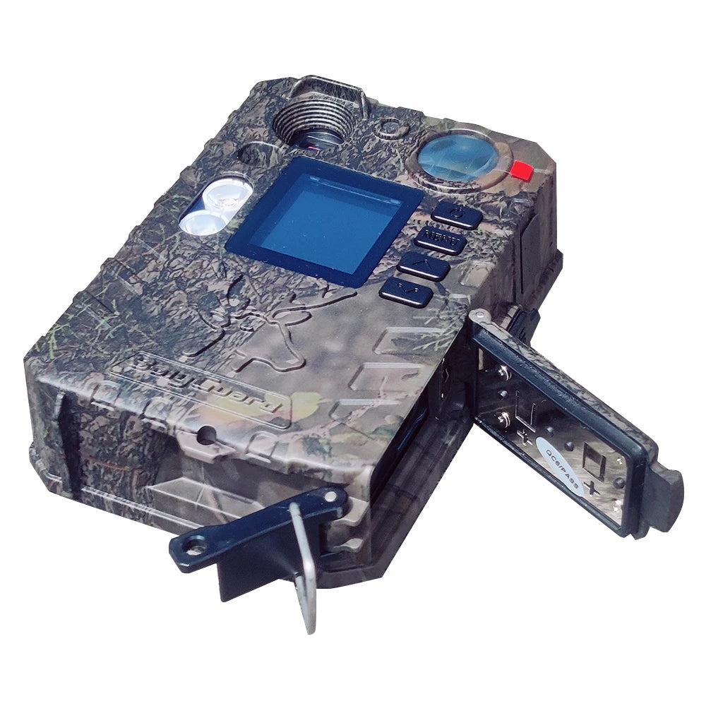 BolyGuard Trail Wildlife Camera BG410-D 33MP 2.7K HD Hunting Game Cam+Dual Flash 940nm and White LED Night Vision Support Solar