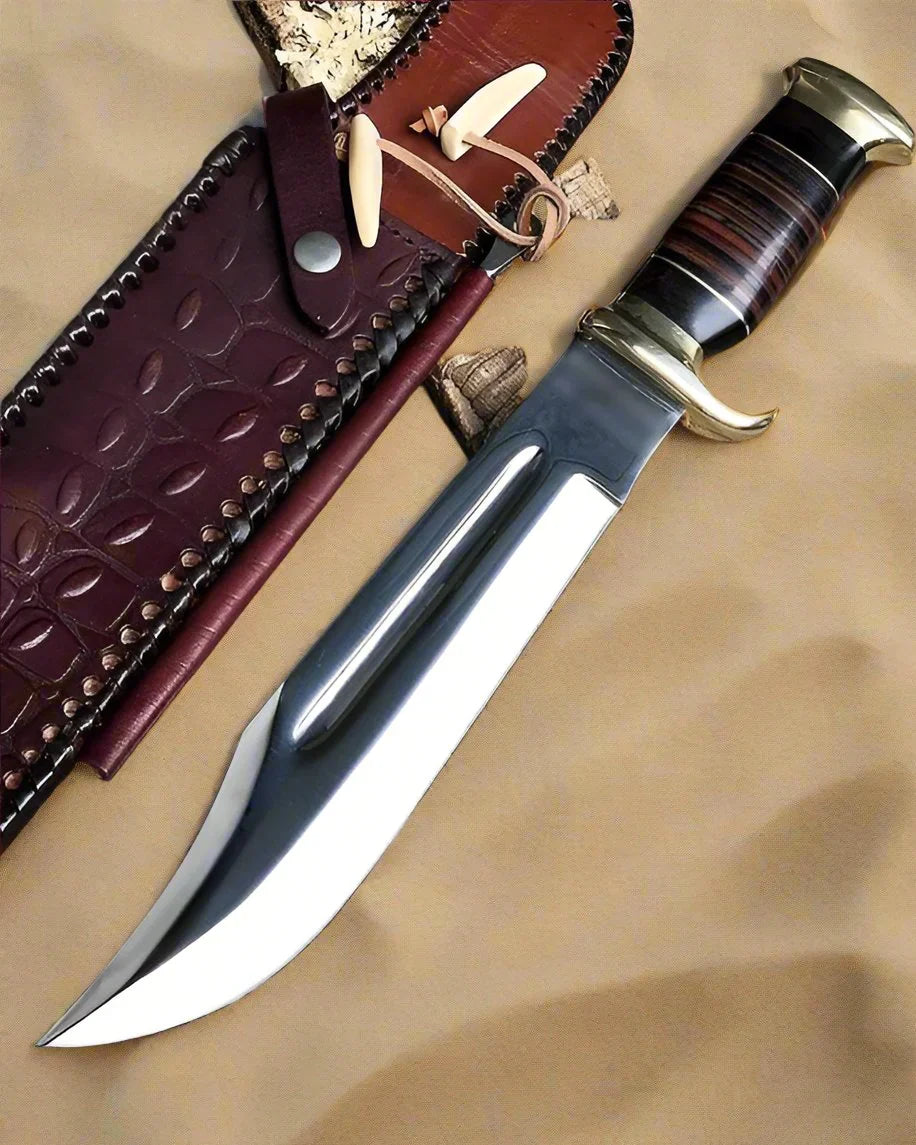 Authentic Crocodile Dundee Knife – 16" Handmade Survival Bowie for Fall 2025