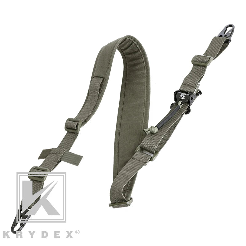 2 Point / 1 Point Tactical Rifle Sling 2.25" Padded Removable Rifle Modular Strap Shooting Hunting Combat Accessories RG