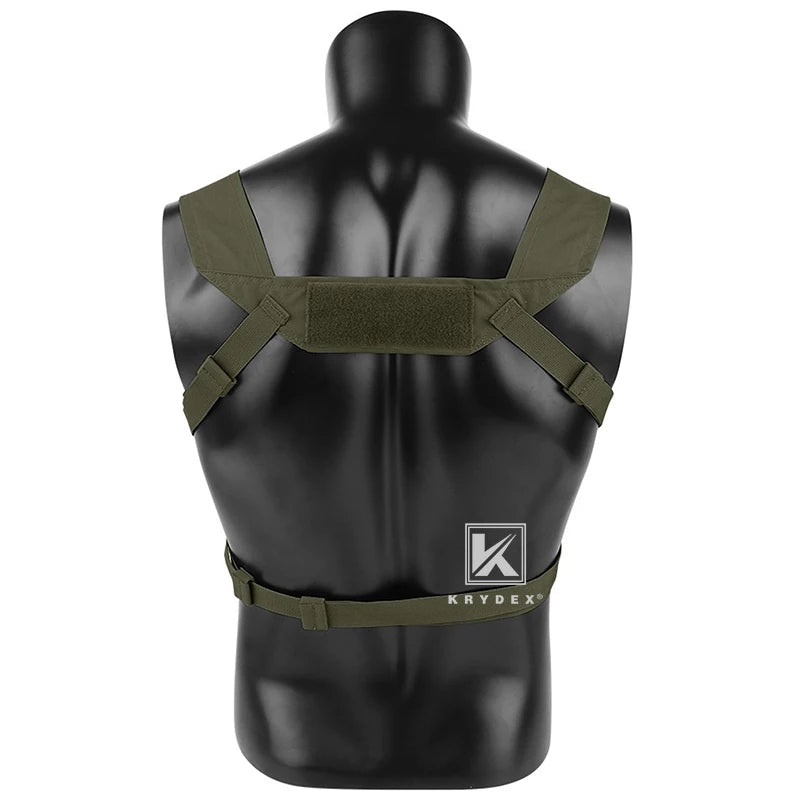Micro Fight Fat Strap H Harness For MK3 MK4 D3CRM Chest Rig Spiritus Style Shoulder & Back Strap With Male&Female Buckles