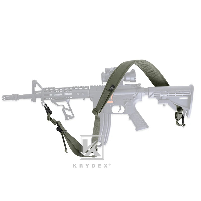 2 Point / 1 Point Tactical Rifle Sling 2.25" Padded Removable Rifle Modular Strap Shooting Hunting Combat Accessories RG