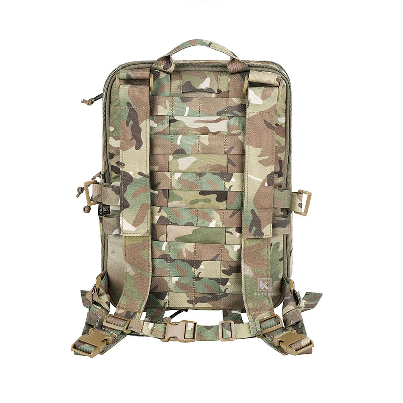 Tactical D3 Flatpack Backpack Upgraded Version 23L Expandable Assaulter Pack Hydration MOLLE / Strap Backpack