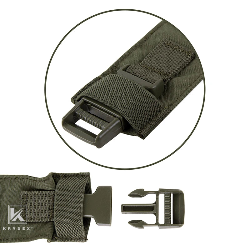 Micro Fight Fat Strap H Harness For MK3 MK4 D3CRM Chest Rig Spiritus Style Shoulder & Back Strap With Male&Female Buckles