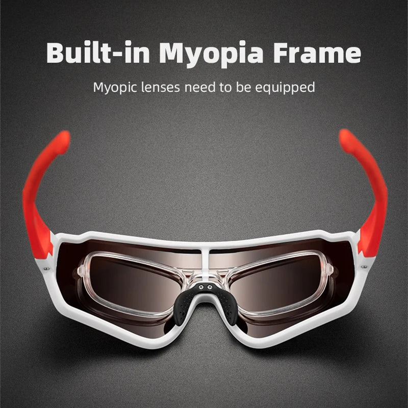 Cycling Glasses Men Women Photochromic Outdoor Sport Hiking Eyewear Polarized Sunglasses Inner Frame Bicycle Glasses