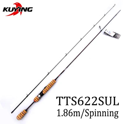 TETON 1.56m 1.8m 1.86m 1.9m 1.92m 1.98m Super Ultra Soft Light Baitcasting Casting Spinning Lure Fishing Rod Pole Combo