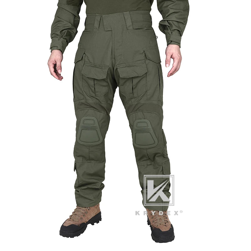 Combat G3 Uniform Set Outdoor Hunting Tactical Camouflage Shirt & Pants Kit Ranger Green Gen3 Clothing