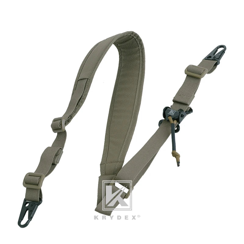 2 Point / 1 Point Tactical Rifle Sling 2.25" Padded Removable Rifle Modular Strap Shooting Hunting Combat Accessories RG