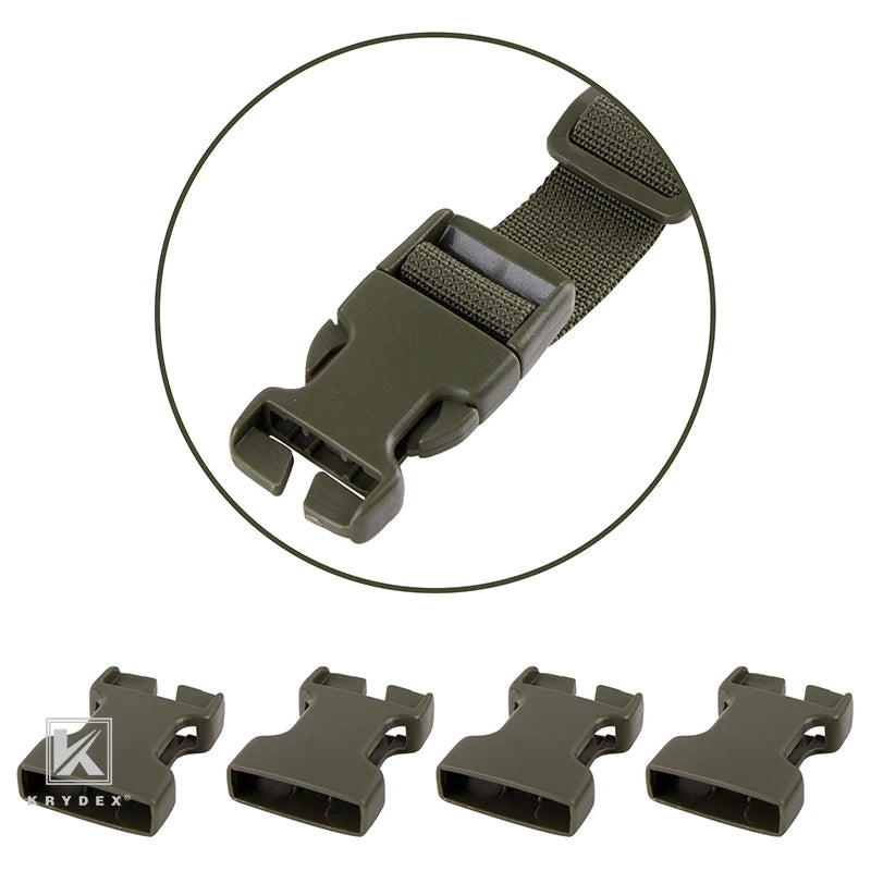 Micro Fight Fat Strap H Harness For MK3 MK4 D3CRM Chest Rig Spiritus Style Shoulder & Back Strap With Male&Female Buckles