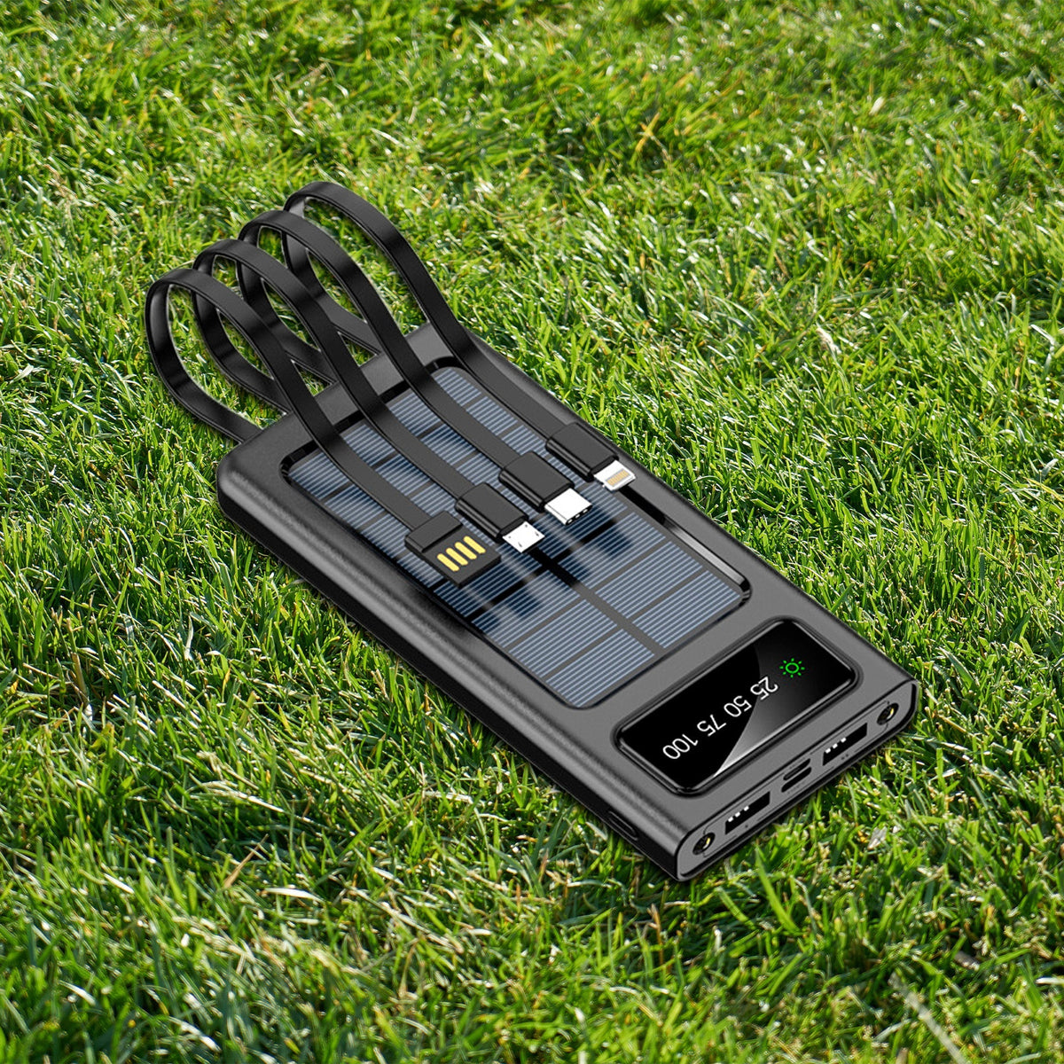 LED Portable Solarsync Power Bank – Poled Portable Solarsync Power Bank – Power Anytime, Anywherewer Anytime, Anywhere