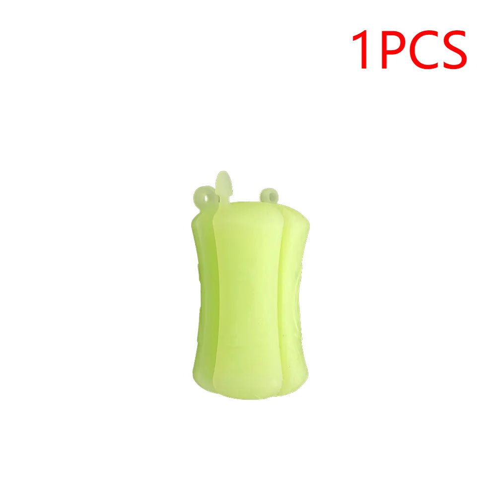 1-10PCS Silicone Fishing Rod Holder With Elastic Rod Holder Fishing Rod Tie Holder Protector Pole Fastener Fishing Accessories