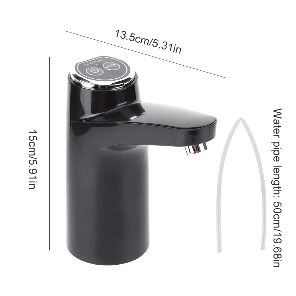 Electric Water Pump One Key Switch Portable Water Dispenser Wireless Water Pumping Device for Outdoor Camping Water Tank Pump