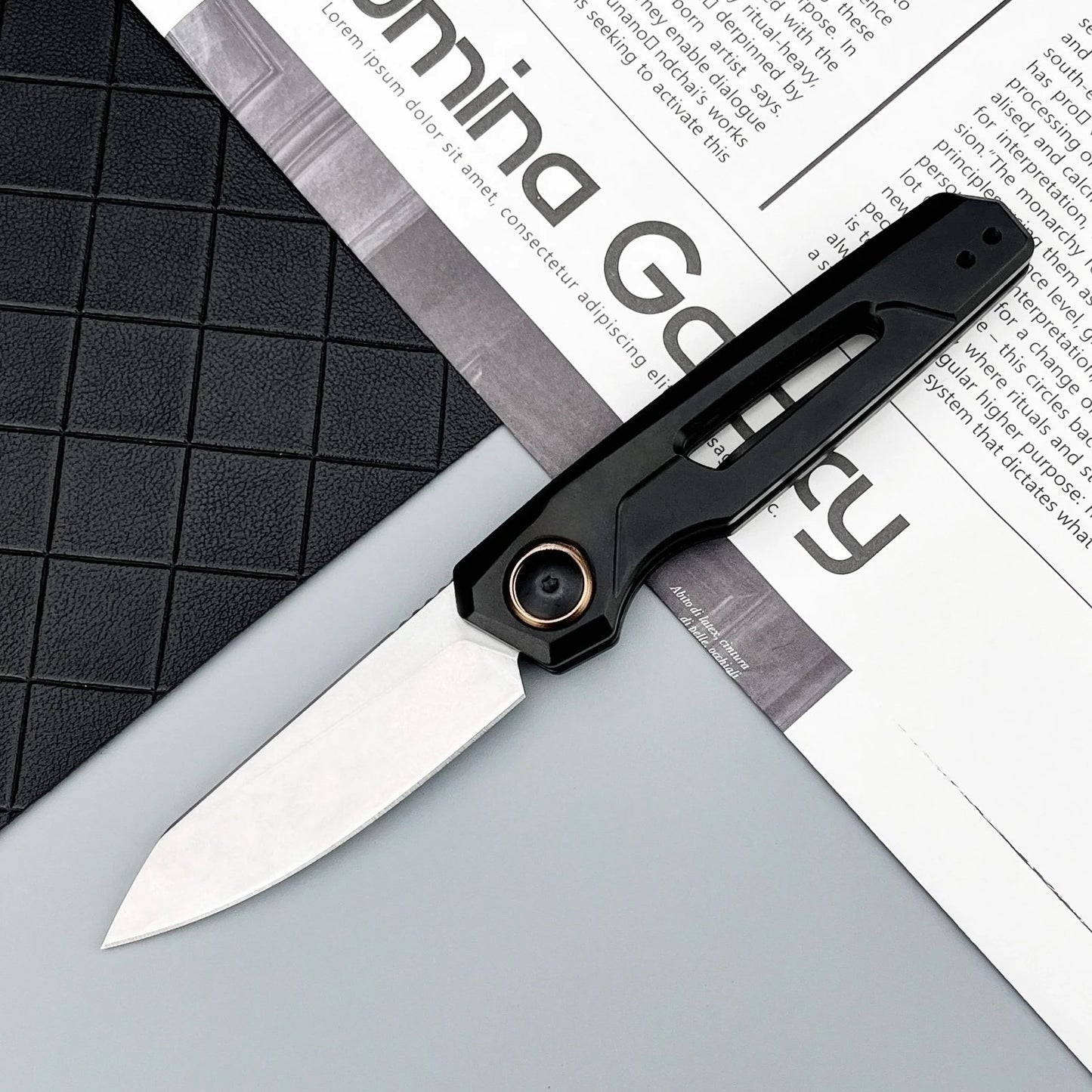 KS7550 Outdoor Multi-purpose Portable Folding Knife Practical Fishing Camping Forest Adventure Cutting Tool Field Pocket Knife
