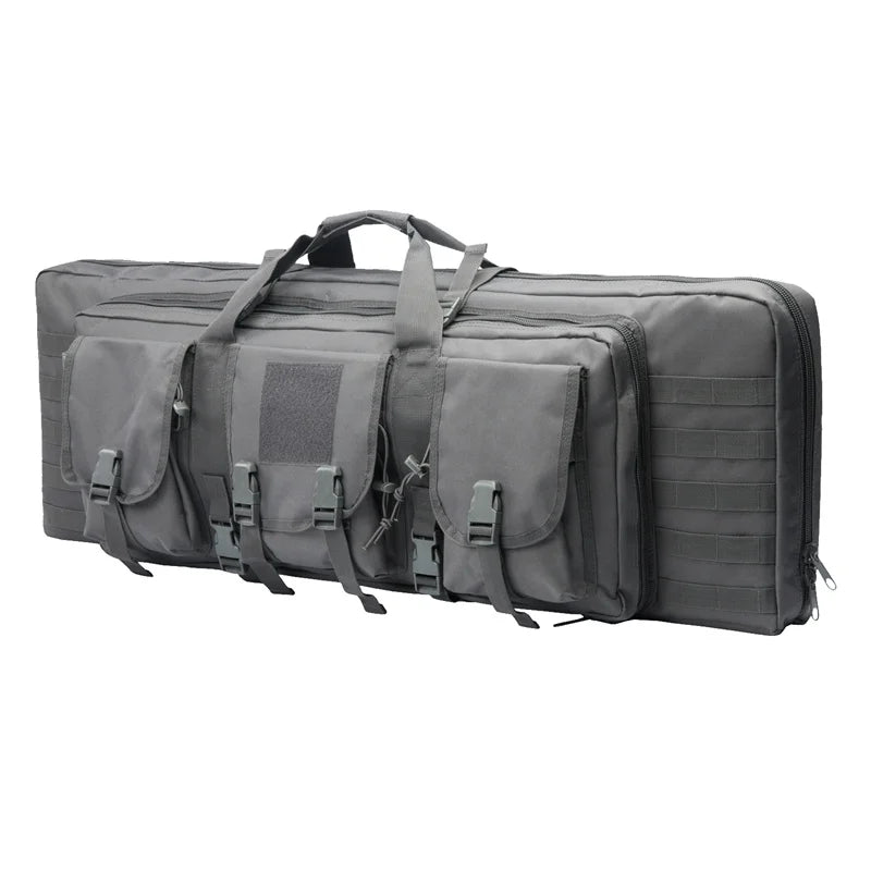 32 38 42 48 inch Tactical Double Rifle Case Mobile Rifle Bag Sniper Airsoft Gun Case Backpack Hunting Gun Holster