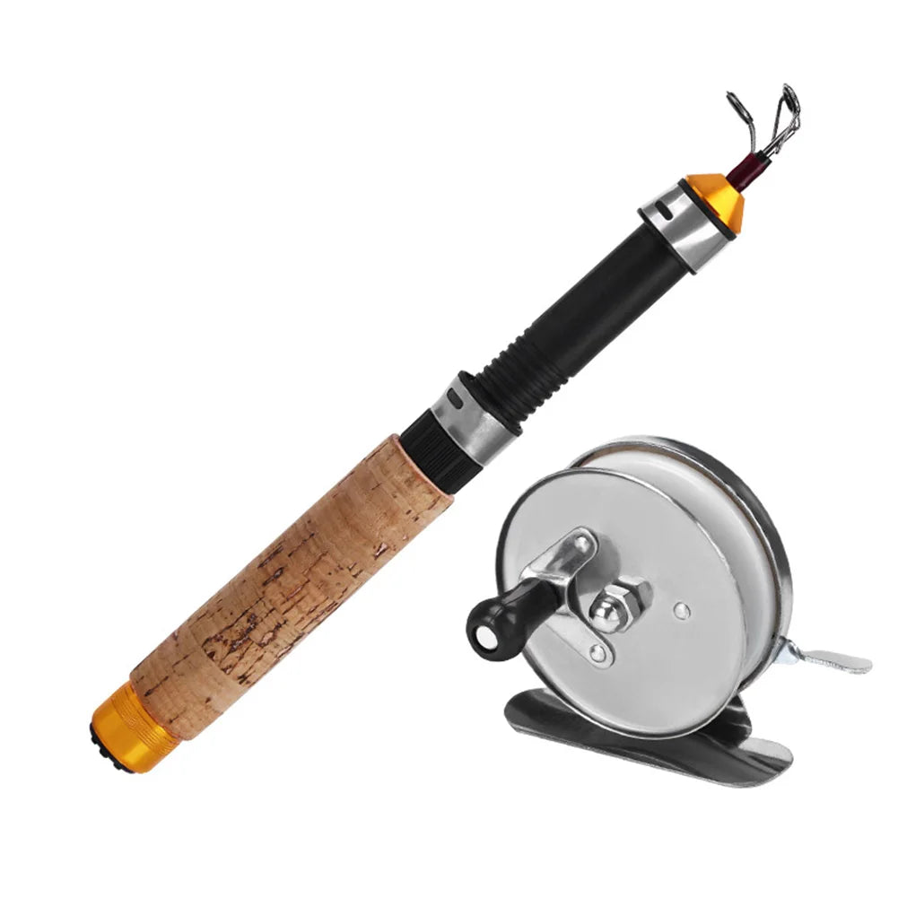 Ice Fishing Rod With Reel Carbon Fiber Ice Winter Fishing Rod with Reel Combo Ice Fishing Rod and Reel Combo Ice Fishing Gear