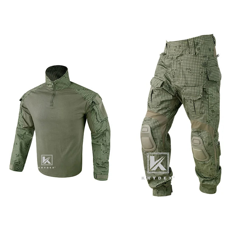 Camouflage Combat Uniform Suit Clothing For Hunting Outdoor Tactical Camouflage Shirt & Pants Kit