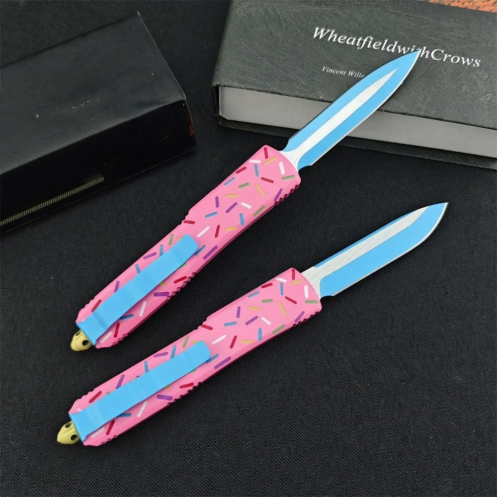 Outdoor Multi-function Pocket Knife D2 Blade T6 Aluminum Handle Practical Camping Durable Hiking Survival Hunting EDC Tool
