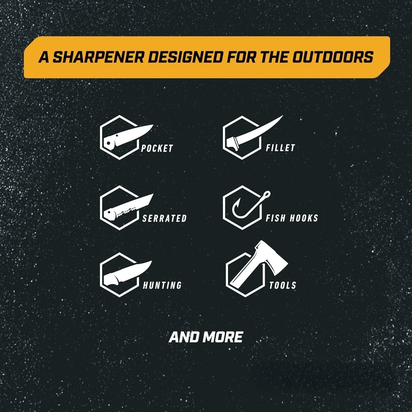 Guided Field Sharpener, Compact Travel Hunting Knife Sharpener Tool