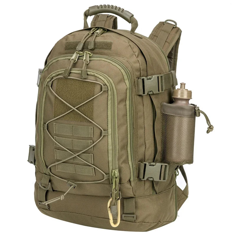 60L Male Travel Tactical backpack Hiking Camping backpack Expandable Army Backpacks 3 Day Assault Pack Rucksacks