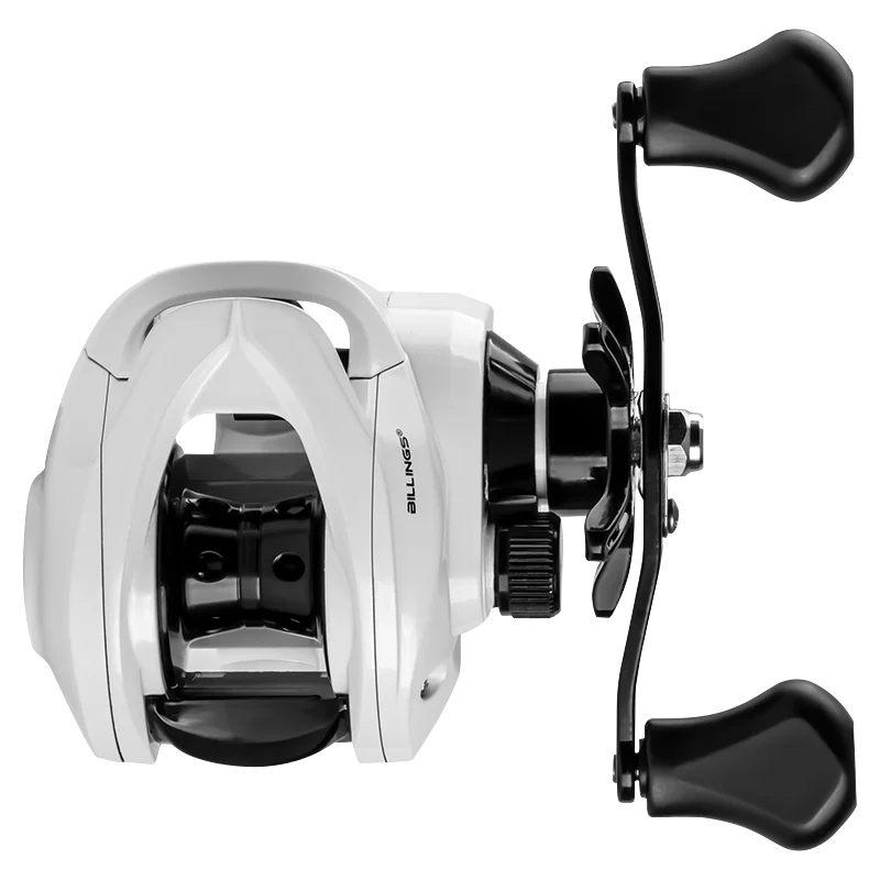 BILLINGS Baitcasting Reel 8KG Max Drag Baitcaster Fishing Reels 6.3:1 Gear Ratio Fresh Saltwater Magnetic Brake System Casting Reel