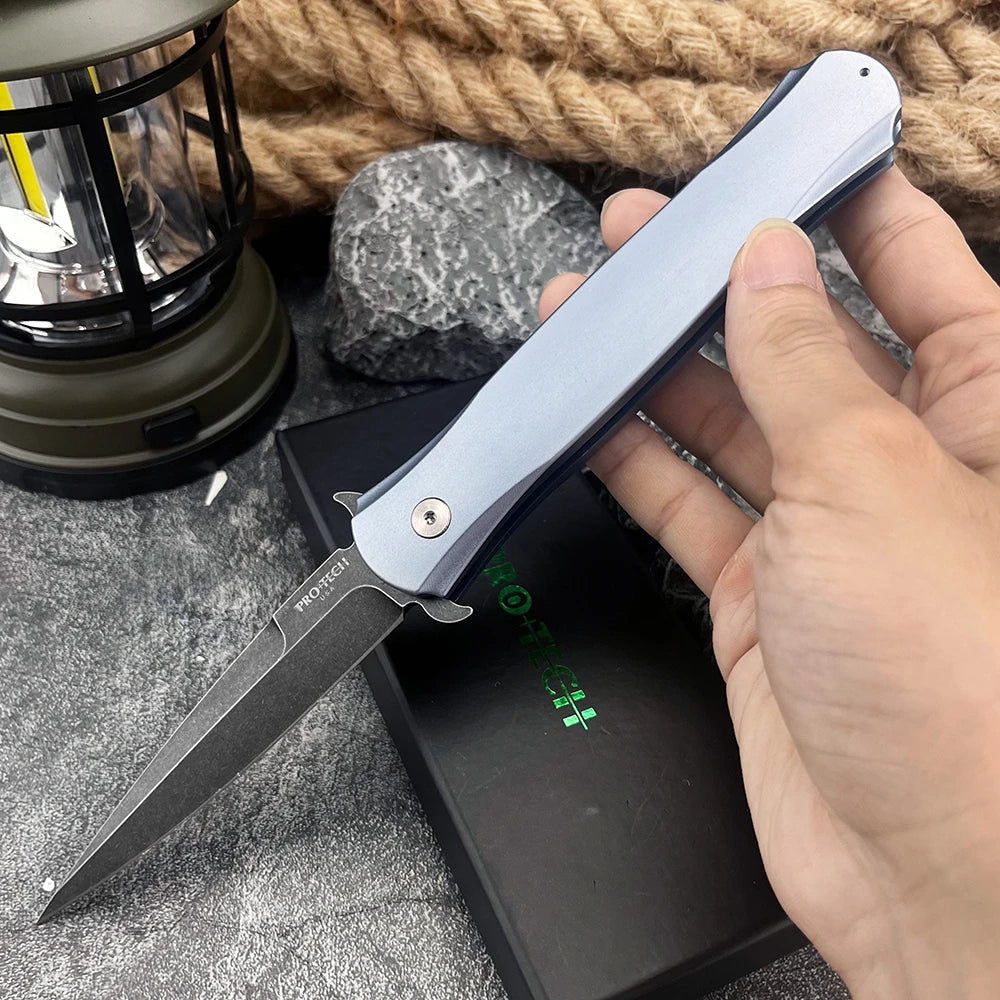 PRO 1921 Utility Survival Pocket Folding Knife D2 Blade Aluminium Handle Multi-purpose Tactical Fishing Multifunctional EDC Tool