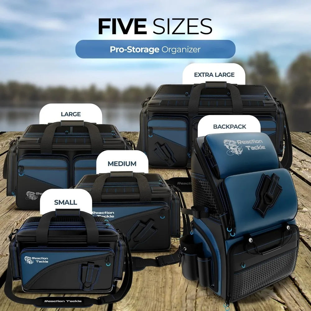 NEW - Fishing Tackle Bag – Salt Water Resistant Fishing Bag, 1000D PVC Waterproof Material, Tackle Box Organizer-New upgrade