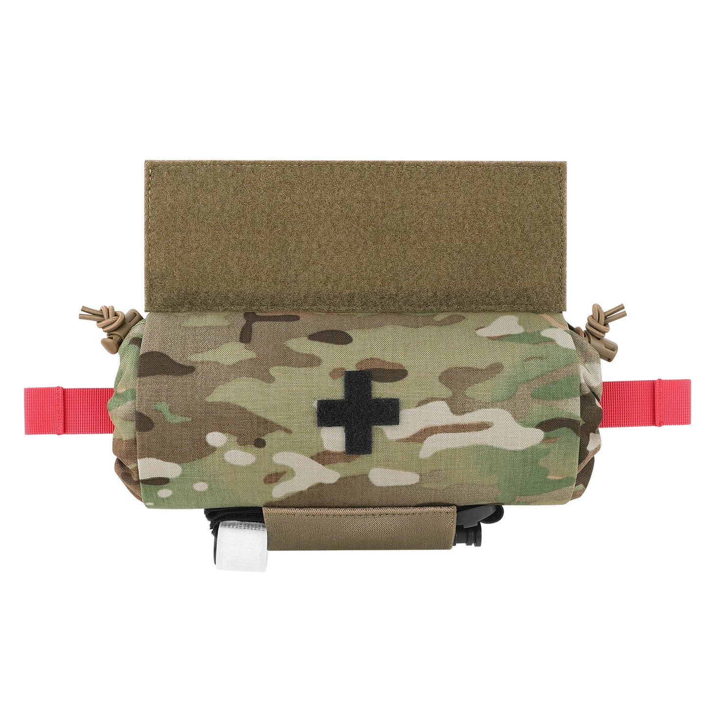 Tactical Roll Up Medic Pouch First Aid Trauma EMT IFAK Organizer Pouch Drop Dump Pouch for Vest Chest Rig Outdoor Gear