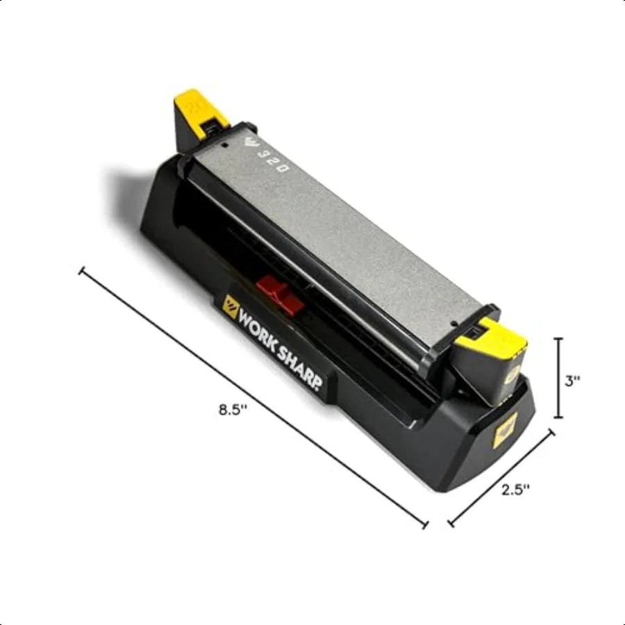 Benchstone Knife Sharpener 3 sided for faster manual pocket or hunting knife sharpening