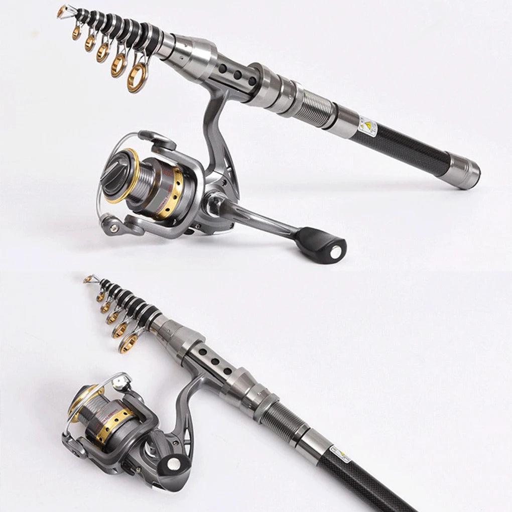Carbon For Stainless Fishing Pole Spinnings Rod Travel Set Non 1.5m
