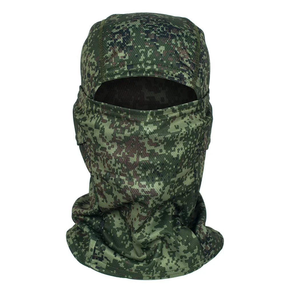 Tactical Camouflage Mask Hat Baseball Cap Beanies Military Skullies Unisex Hip Hop Knitted Cap Elastic Outdoor Cap