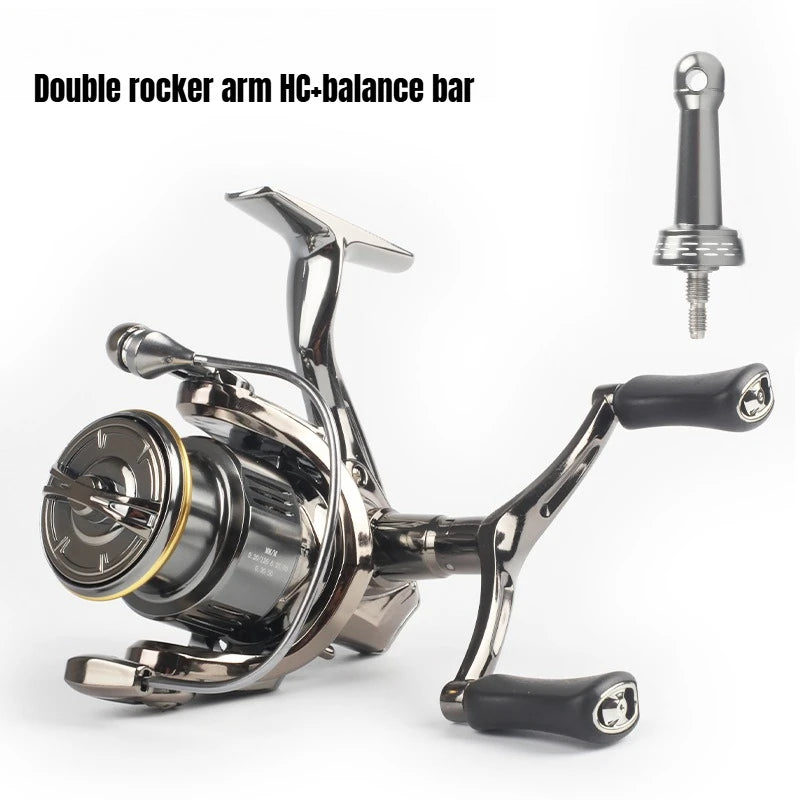 Small Golf Spinning Wheel Far Throw Luya Wheel Oblique Mouth Shallow Cup Micro Object All Metal Fishing Wheel