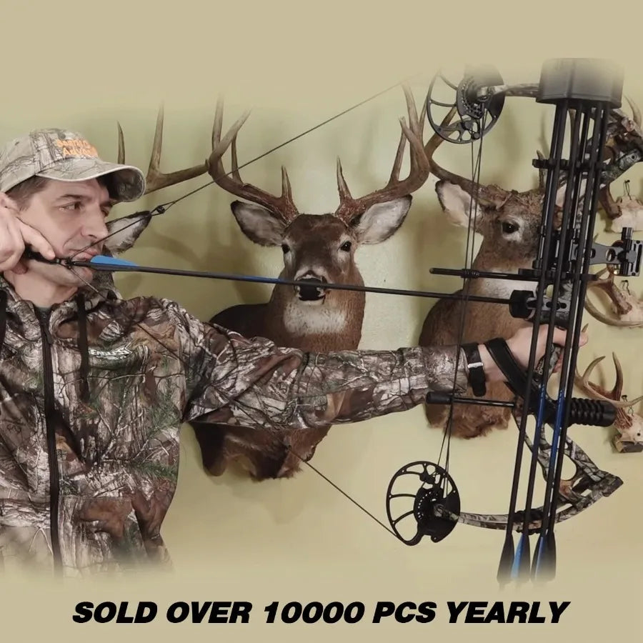 Archery Dragon X8 RTH Compound Bow Package for Adults and Teens with Adjustable Draw Length from 18 to 31 Variable Draw