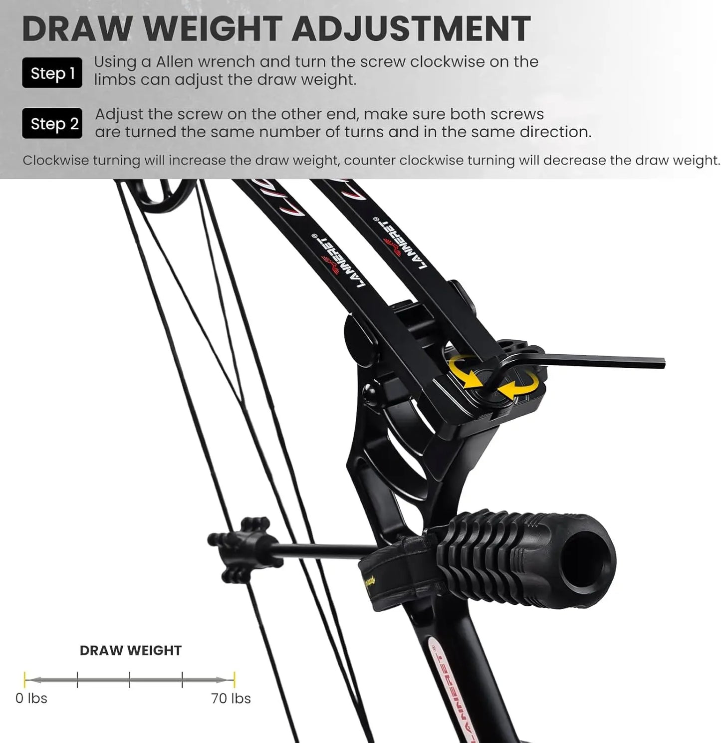 Archery Eagle Compound Bow and Archery Sets 20-70lbs for Adults and Teens,25\\"-31\\" Draw Length,up to IBO 320 fps,Lightweight