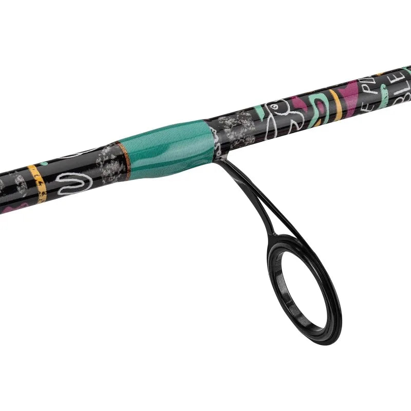 Spinning Fishing Combo | 7' Graphite Rod, Stainless Steel Guides, Cork Handle | 6:2:1 Gear Ratio