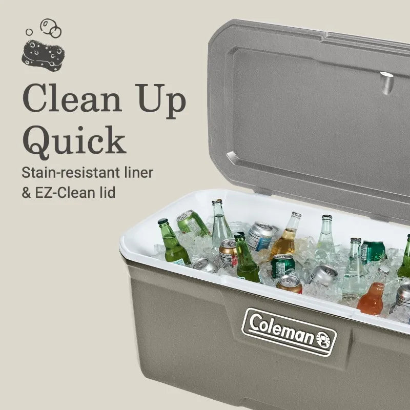 150QT Hard Chest Cooler, Silver Ash, the Ice™ up to 6 days
