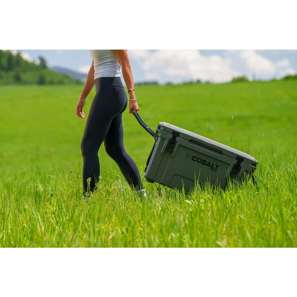 55 Quart Roto Molded Super Ice Cooler | Large Ice Chest Holds Ice Up to 3 Days |