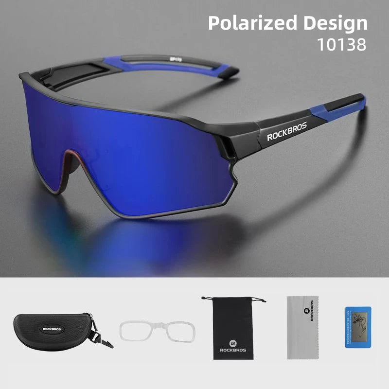 Bicycle Polarized Glasses UV400 Sport Cycling Glasses Mtb Mountain Bike Eyewear Sunglasses Outdoor Running Goggles