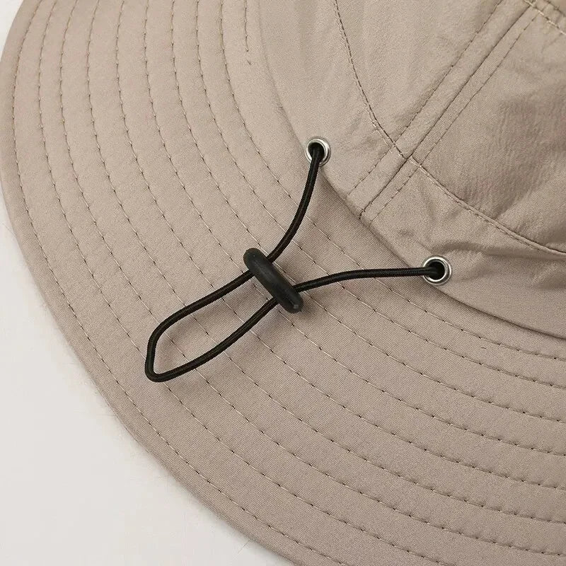 Spring And Summer New Hat Men's Outdoor Mountaineering Sunshade Fisherman Hat Summer Large Brim Breathable Sunscreen Fishing Hat