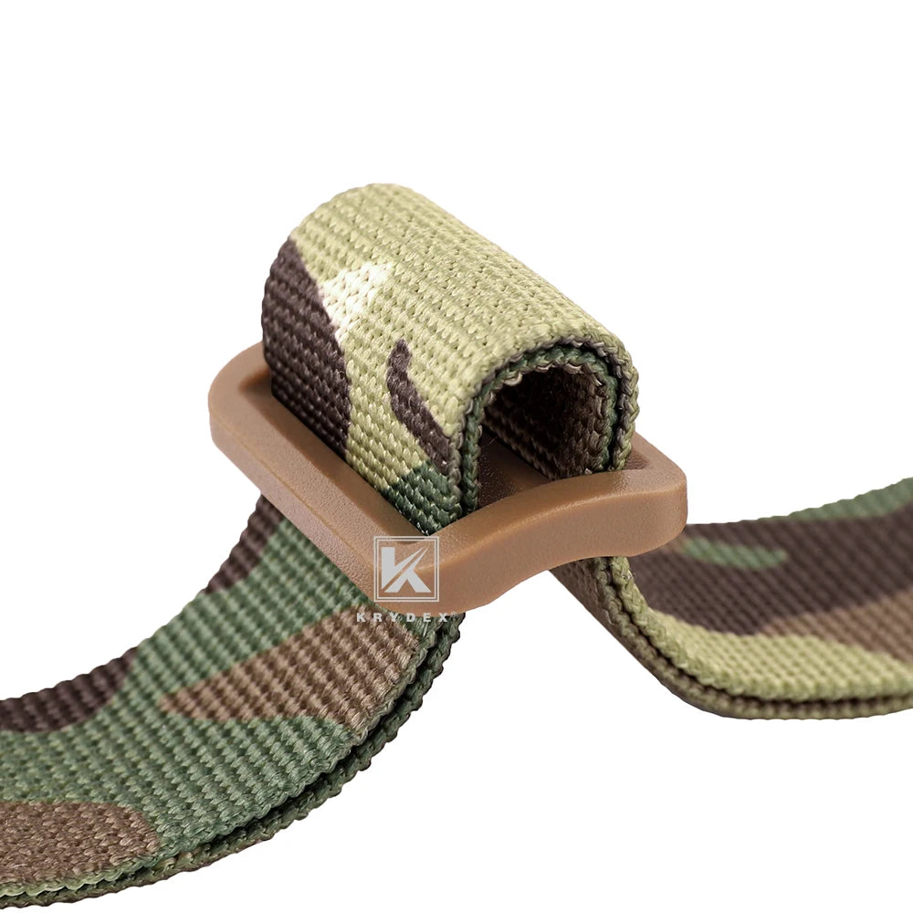 KRYDEX Tactical Single 1 Point Rifle Sling Padded Modular Sub Gun Shoulder Strap For Hunting Outdoor Slingster Accessories