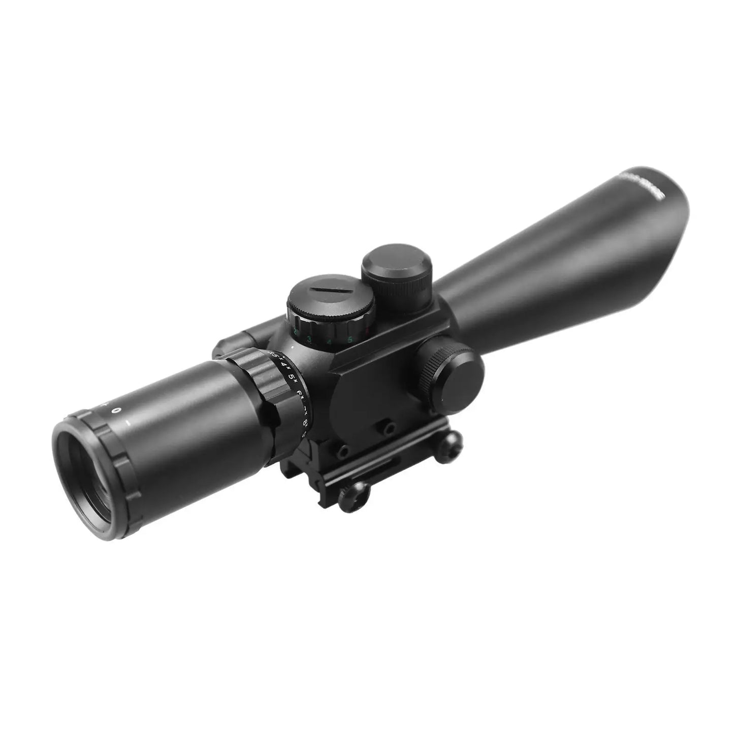 ANS 3.5-10X40E Red/Green Mil-Dot Sight Scope + Tactical Red Mil Dot Laser Sight