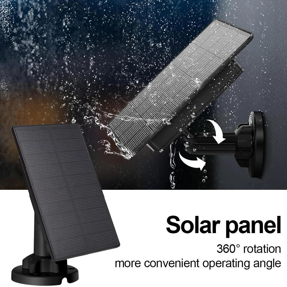 3W 12V/6V Trail Camera Solar Panel Build-in 5000mAH Battery Solar Panel Kit Waterproof for Hunting Camera/Deer Feeder