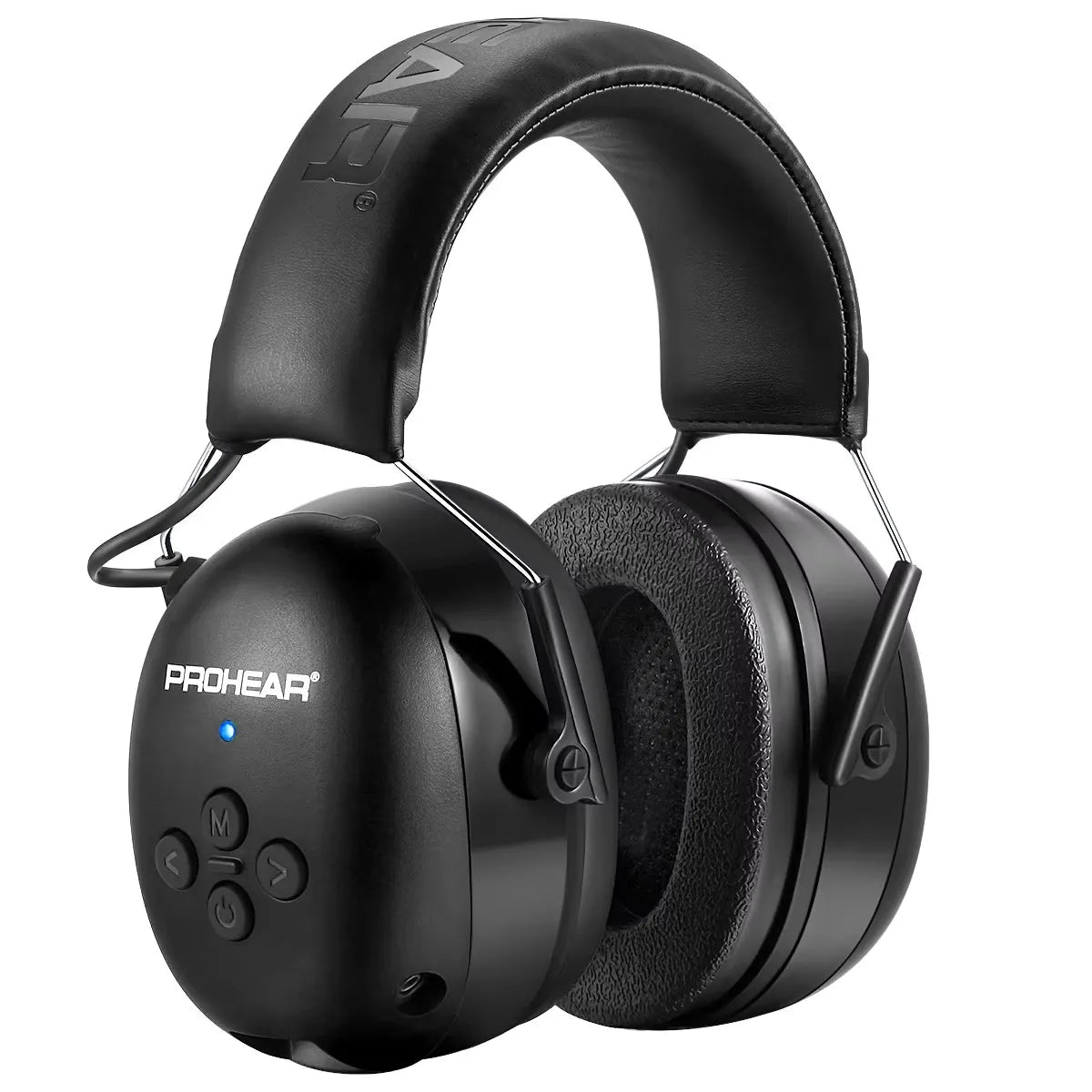 PROHEAR Bluetooth 5.3 Headphones SNR 30dB Hearing Protection Earphone Noise Reduction Safety Ear Muffs 4H Recharg 120H Playtime