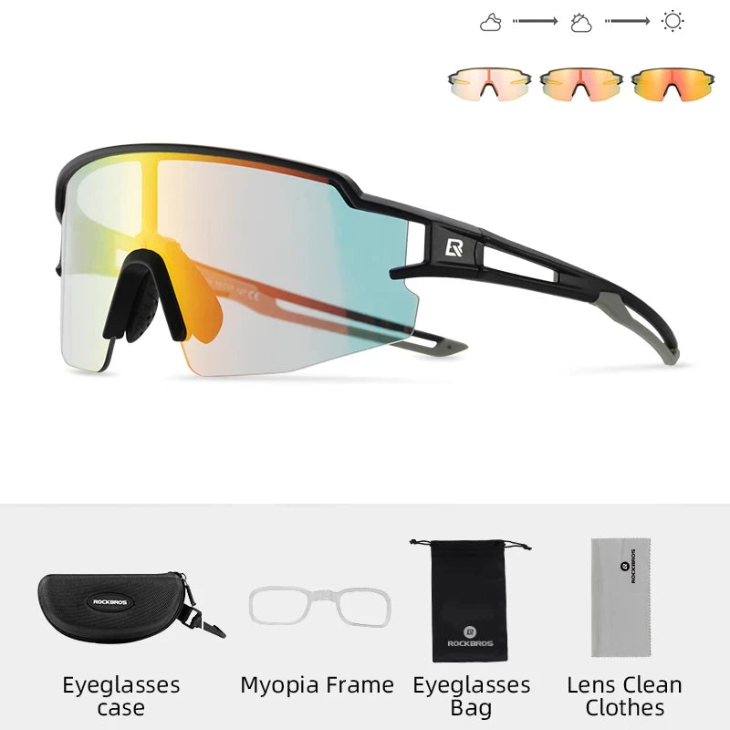 Glasses Photochromic Polarized Lens Glasses UV400 Protection Eyewear Sunglasses
