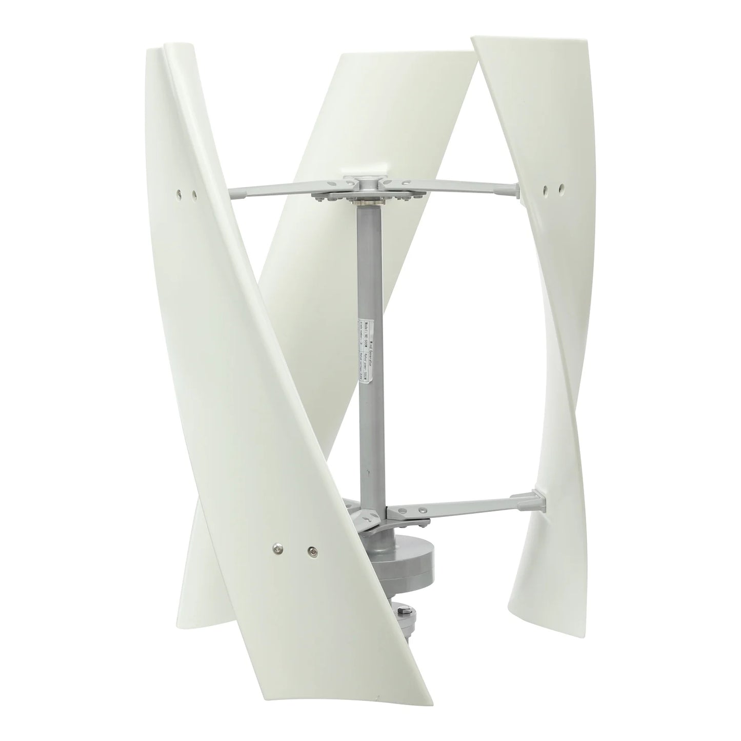 Vertical Axis Wind Turbine 100W 24V Wind Turbine Generator Kit White VAWT for Home Use Marine RV Off Grid Solar System WindPower