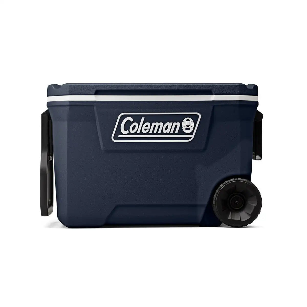 62QT Portable Ice Chest Rolling Cooler with Wheels, Leak-Resistant Outdoor Hard Cooler Keeps Ice up to 5 Day
