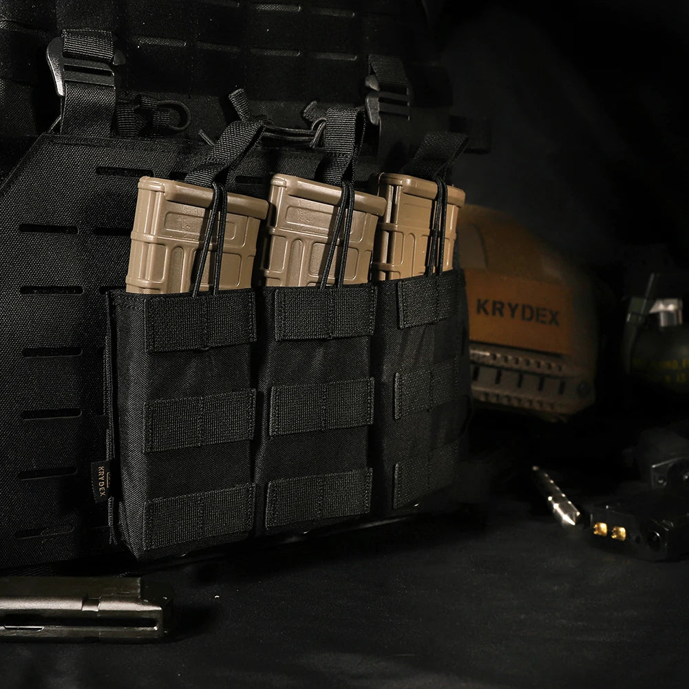 Tactical Magazine Pouch Single/Double/Triple Open-Top MOLLE Strap Holder Mag Pouch for 5.56mm M4 M16 Hunting Accessories