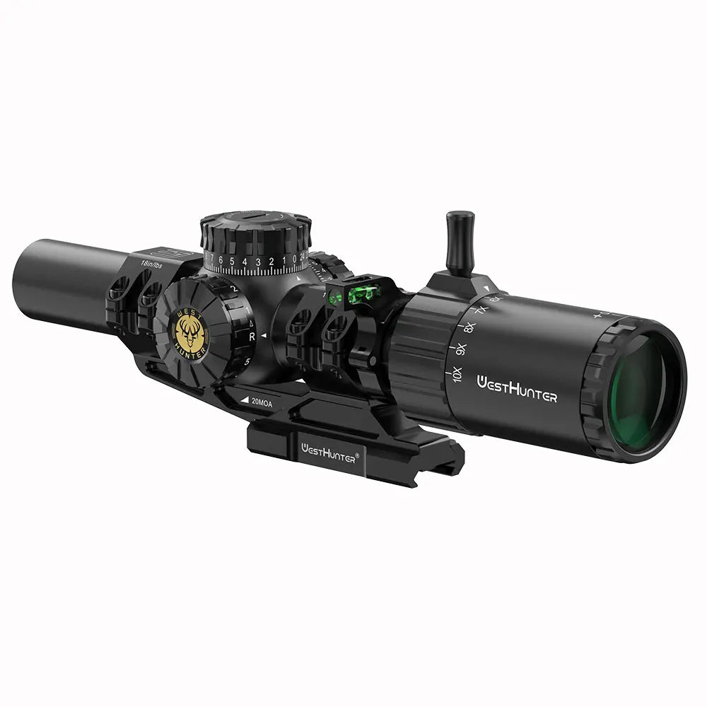 HD GEN2 1-10X24 IR Compact Scope LPVO Optical Sights R/G Illumination 1/4MOA Reticle Hunting Riflescope