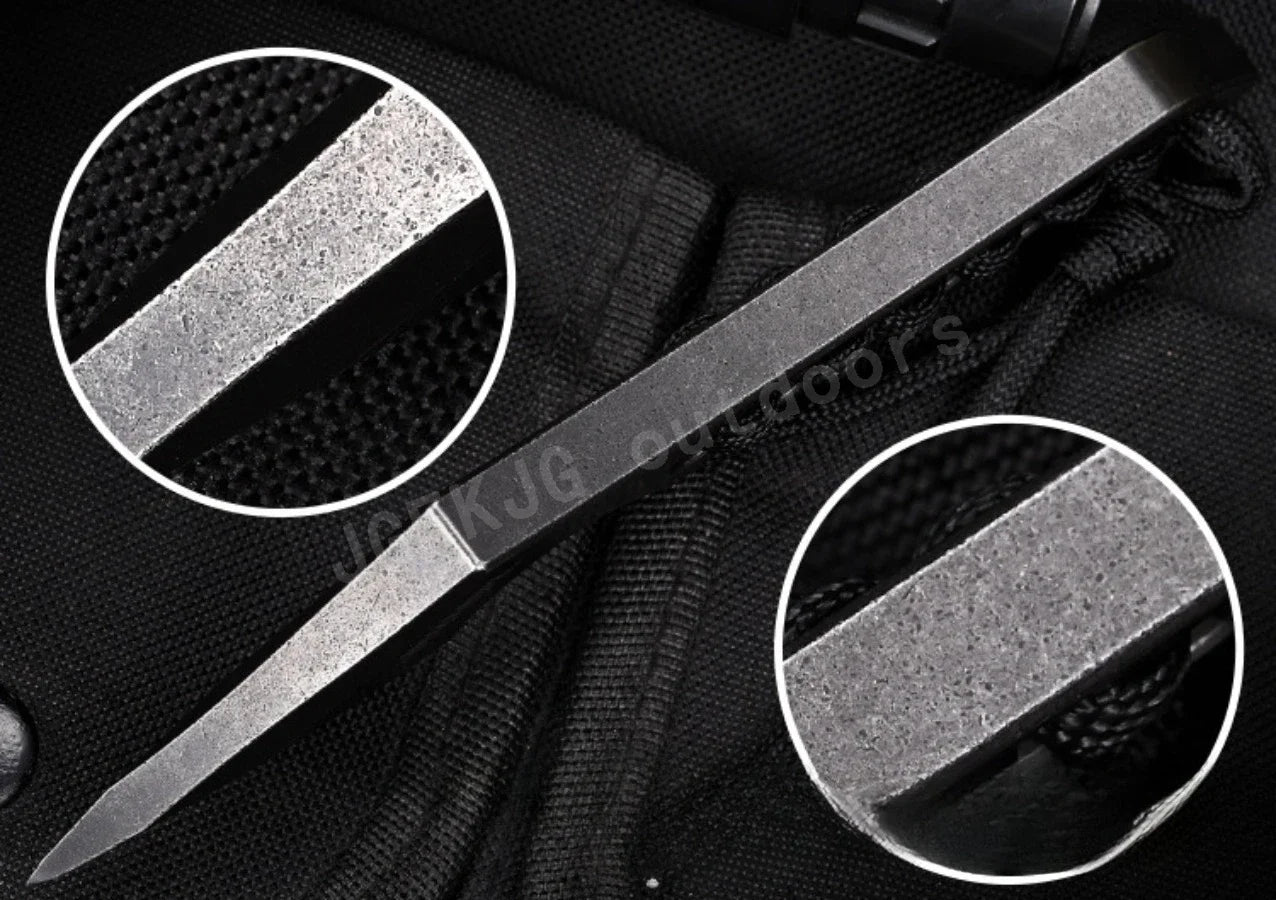 Multi-functional Small Axe Durable D2 Steel, An Outdoor Tactical Camping EDC Practical Cutting Knife Exploration Survival Tool